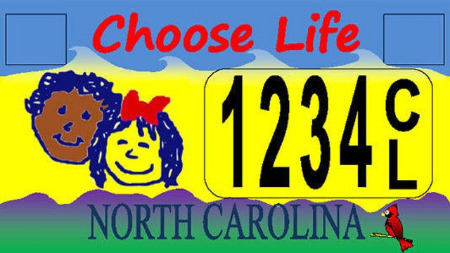 Choose-life-nc-license-plate
