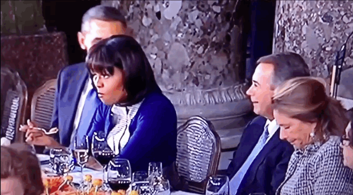 Presidential Shade: Michelle Obama Rolls Her Eyes At Boehner