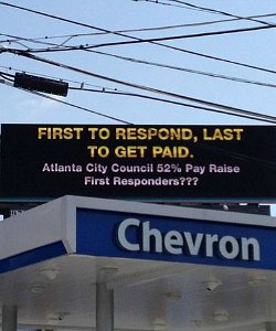 First Responders billboard
