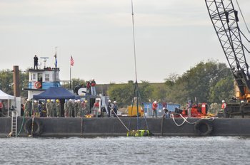 Piece of Civil War ironclad brought to surface in Savannah