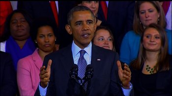 President Obama Addresses Health Care