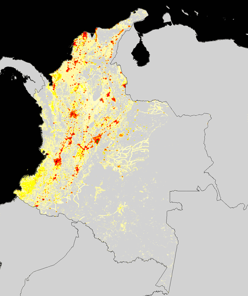 Colombia density
