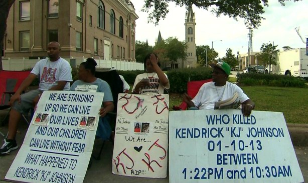 Kendrick Johnson protest family