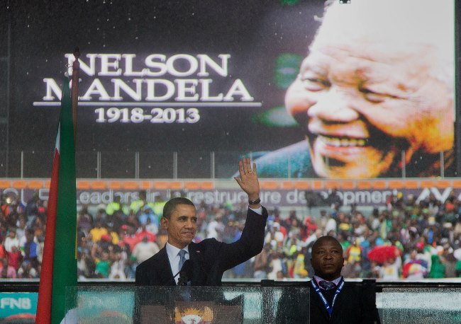 Mandela Obama great liberator