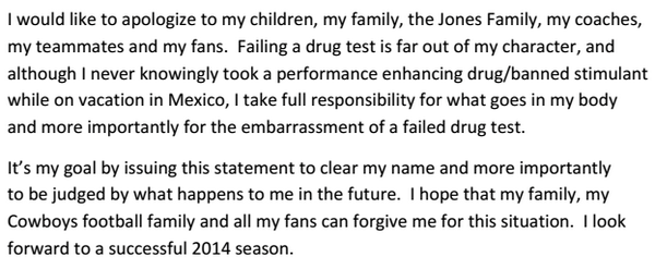 scandrick statement