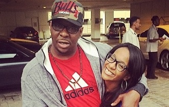 Bobby Brown with daughter Bobbi Kristina during better times. 