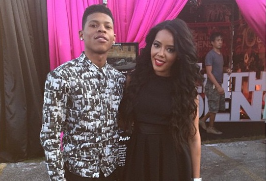 Angela Simmons joined Bryshere Gray in cheering on her father and "uncle" as Run DMC ripped it onstage. 