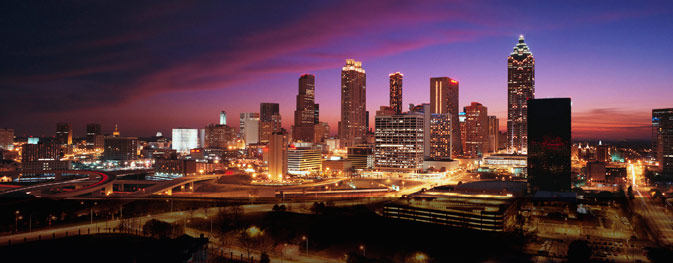Georgia's capital city, Atlanta. 