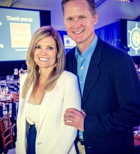 Steve Kerr and wife Margot. 