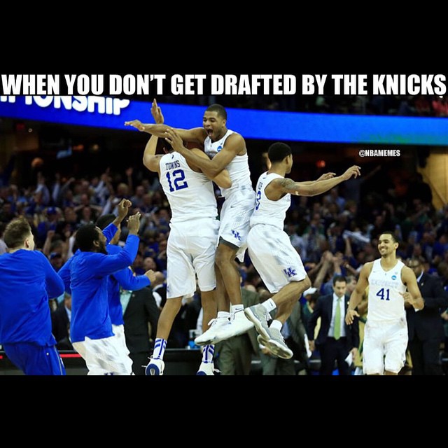 NBA Memes - Knicks fans can never catch a break 😞 via