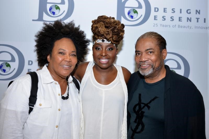 Celebrity Stylist Charles Gregory (l) with Ledisi (middle) and guest