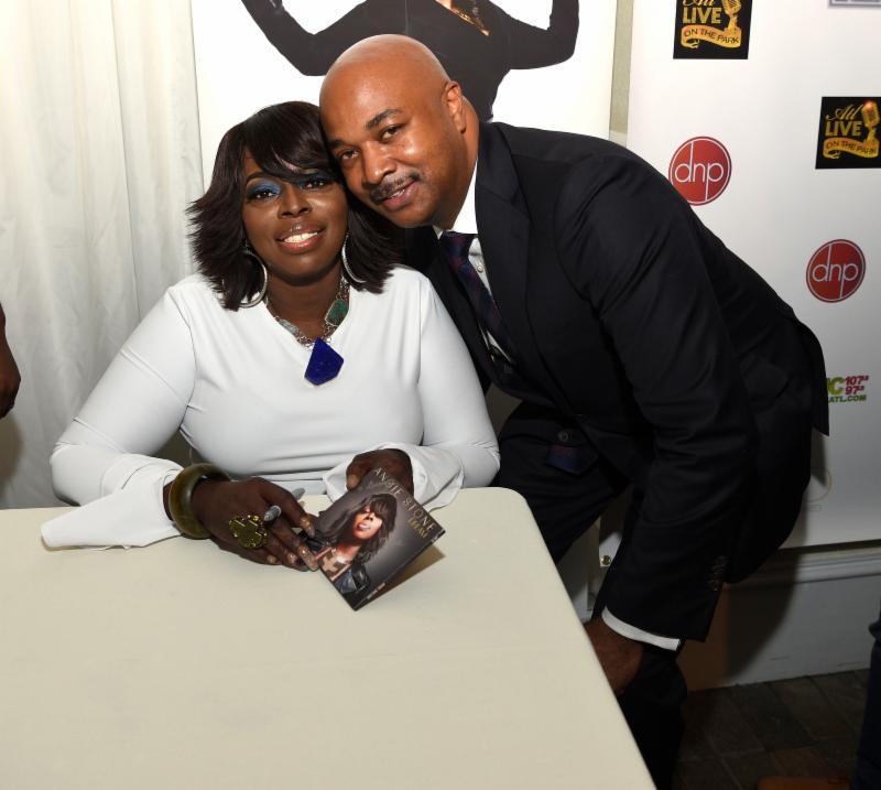 Angie Stone with Councilman Kwanza Hall