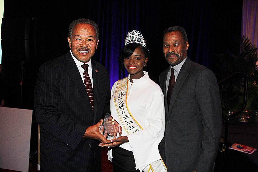 Dr. John, right, during the HBCU Hall of Fame Weekend in Atlanta 