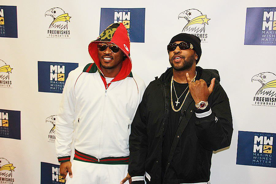 Rappers Future and Mike Will Made It came bearing gifts and love for hundreds of community children. 