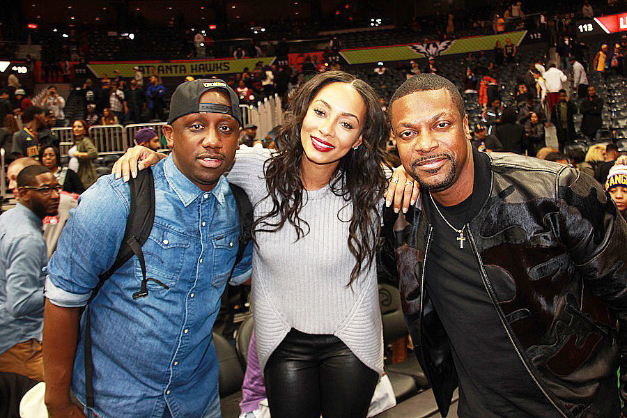 Celebrities were among the packed crowd in Philips Arena, including music boss Chaka Zulu, Keri Hilson and Chris Tucker. 