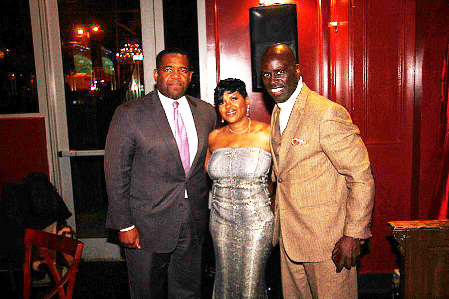 City Council President Ceasar Mitchell, left. 