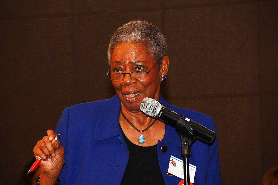 One of the organizers who helped get many kinship caregivers to the forum.