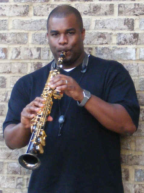 Saxaphonist Reginald "Reggie" Harris 