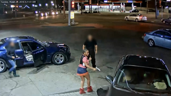 Detroit woman uses panties as gun holster and opens fire at gas station ...