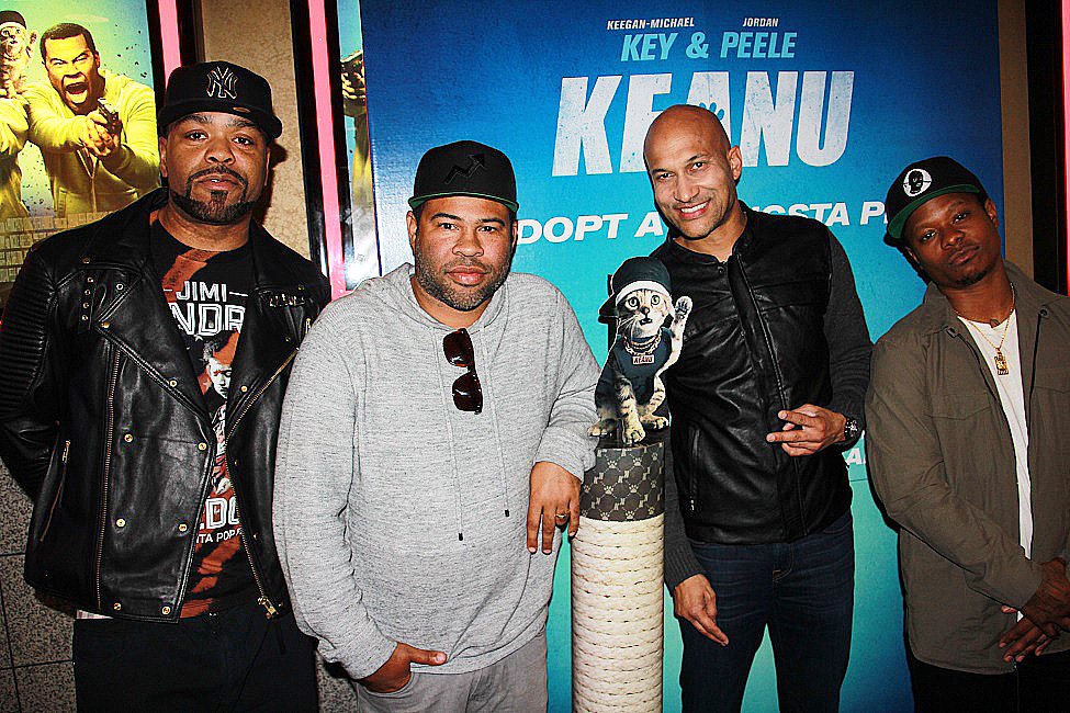 Rap legend Method Man, Jordan Peele, Keenan Keye and Jason Mitchell 