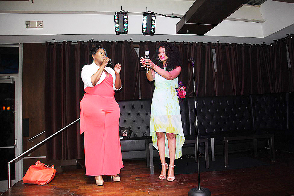 Kelly Price and Demetria McKinney lit up the stage in one of the soiree's signature moments on Sunday. 