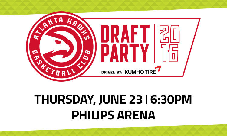 Hawks Draft Party Graphic