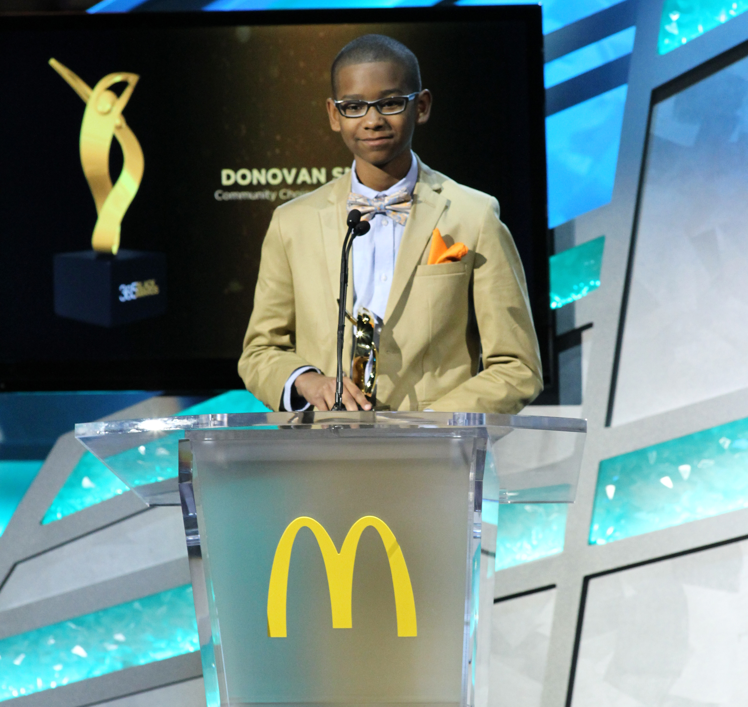 Community Choice Youth Award Honoree Donovan Smith attends the 13th Annual McDonald's 365 Black Awards at the Ernest Moral Convention Center in New Orleans, LA on Friday, July 1, 2016.