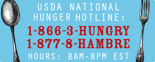 hunger hotlines