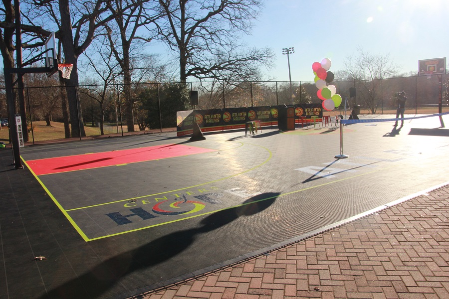 The new Hawks court at Cliftondale should be similar to this one at Grant Park. 