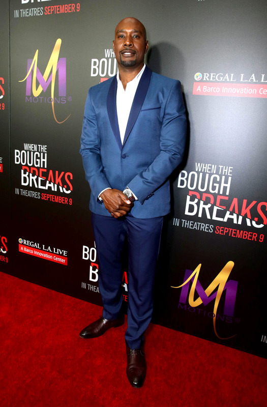 Morris Chestnut attends the Screen Gems premiere of "When the Bough Breaks" at Regal Cinemas L.A. Live on Sunday, August 28, 2016, in Los Angeles.
