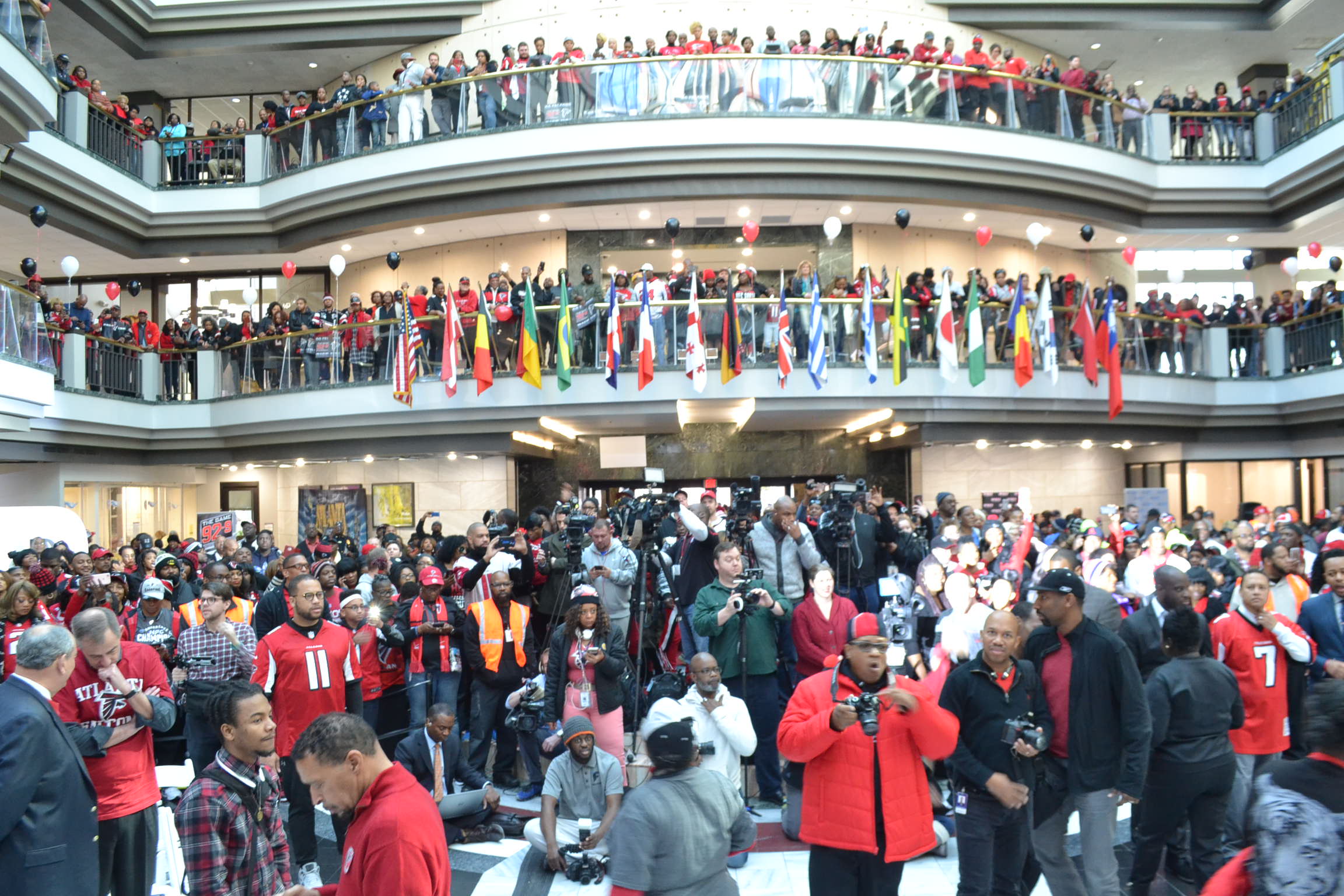Mayor Reed Hosts pep rally for Super Bowl bound Atlanta Falcons