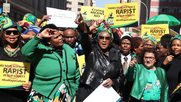 South African Women March Against Gender-based Violence | Atlanta Daily ...