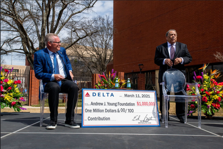 Delta renames headquarters after Andrew Young