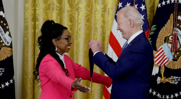 Gladys Knight Honored With National Medal of Arts From President Joe Biden