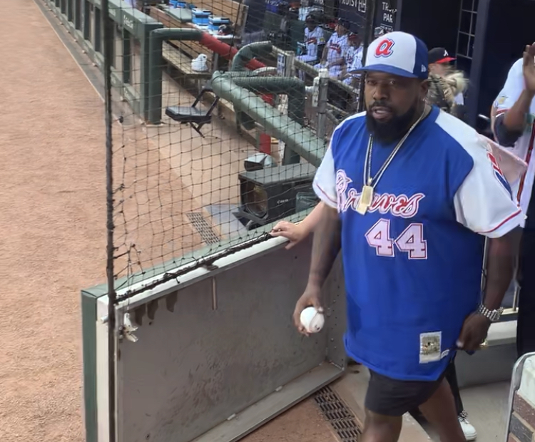 Big Boi Throws First Pitch for Atlanta Braves' Outkast Night