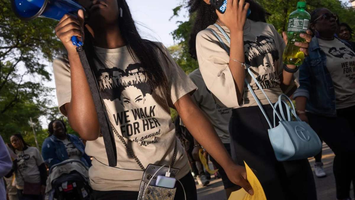 A march for missing black children