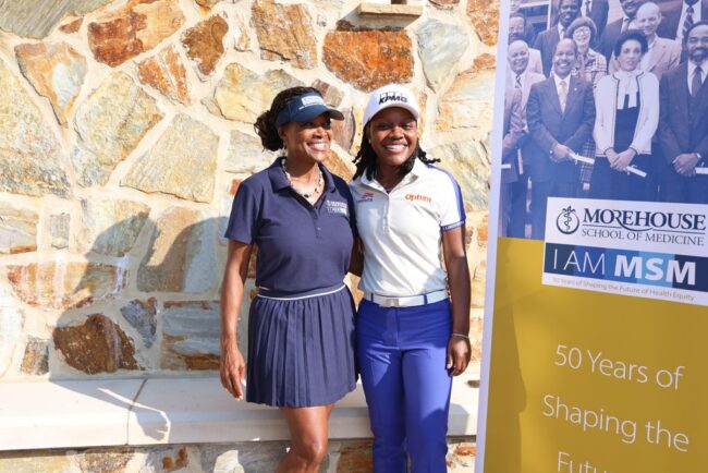 LPGA Golf Pro with Morehouese Scool of Medicine
